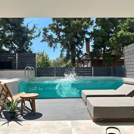 Serene Halkidiki - Cfront Private Pool * Nea Iraklia